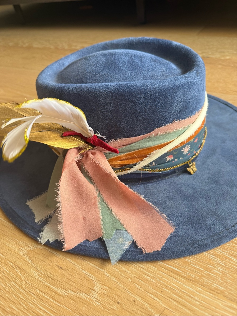 Blue Suede custom hat